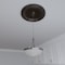 Ekena Millwork Traditional PVC Medallion (Canopies up to 13 1/2"), 22"OD x 3 1/2"ID x 1 1/2"P, Metallic Rustic Mist CMP22TRERU - alternate 10